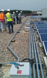 UPDATE: 3.25 megawatt system under construction at United Stationers Supply Facility in NJ